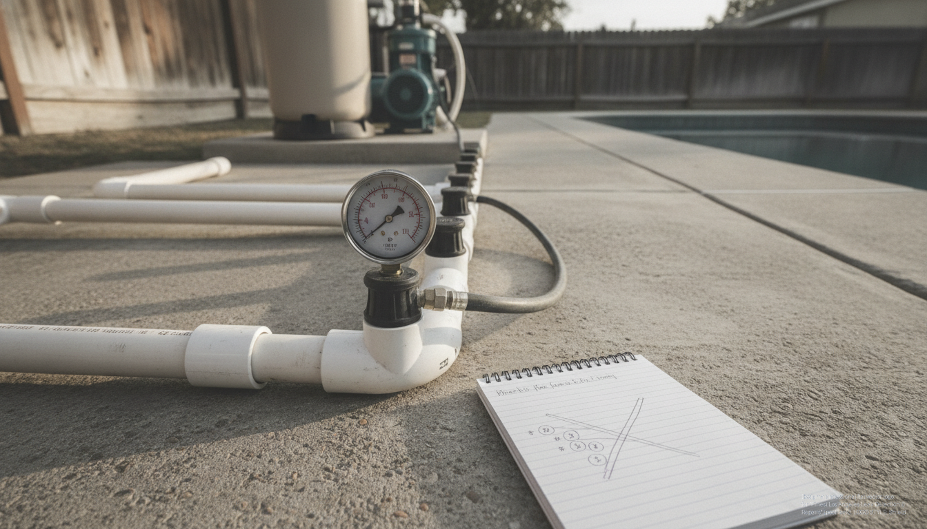 Pressure Testing Pool Lines