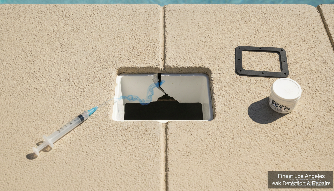 Skimmer & Return Fitting Leak Repair